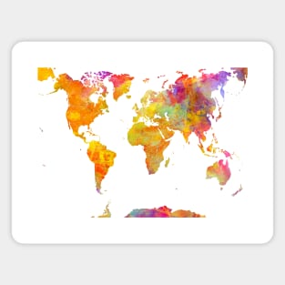 world map art #map #worldmap Magnet